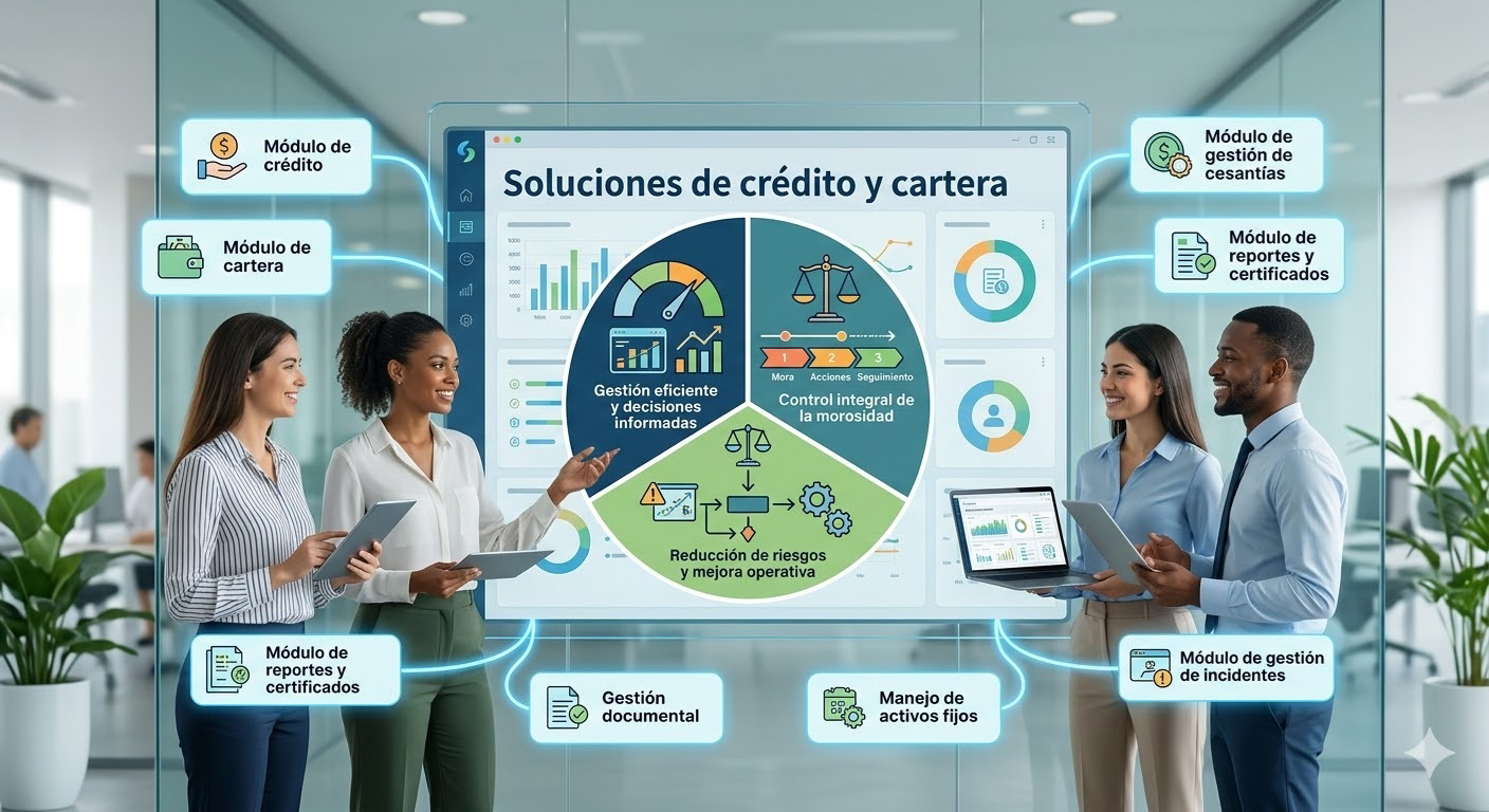 Soluciones de crédito y cartera